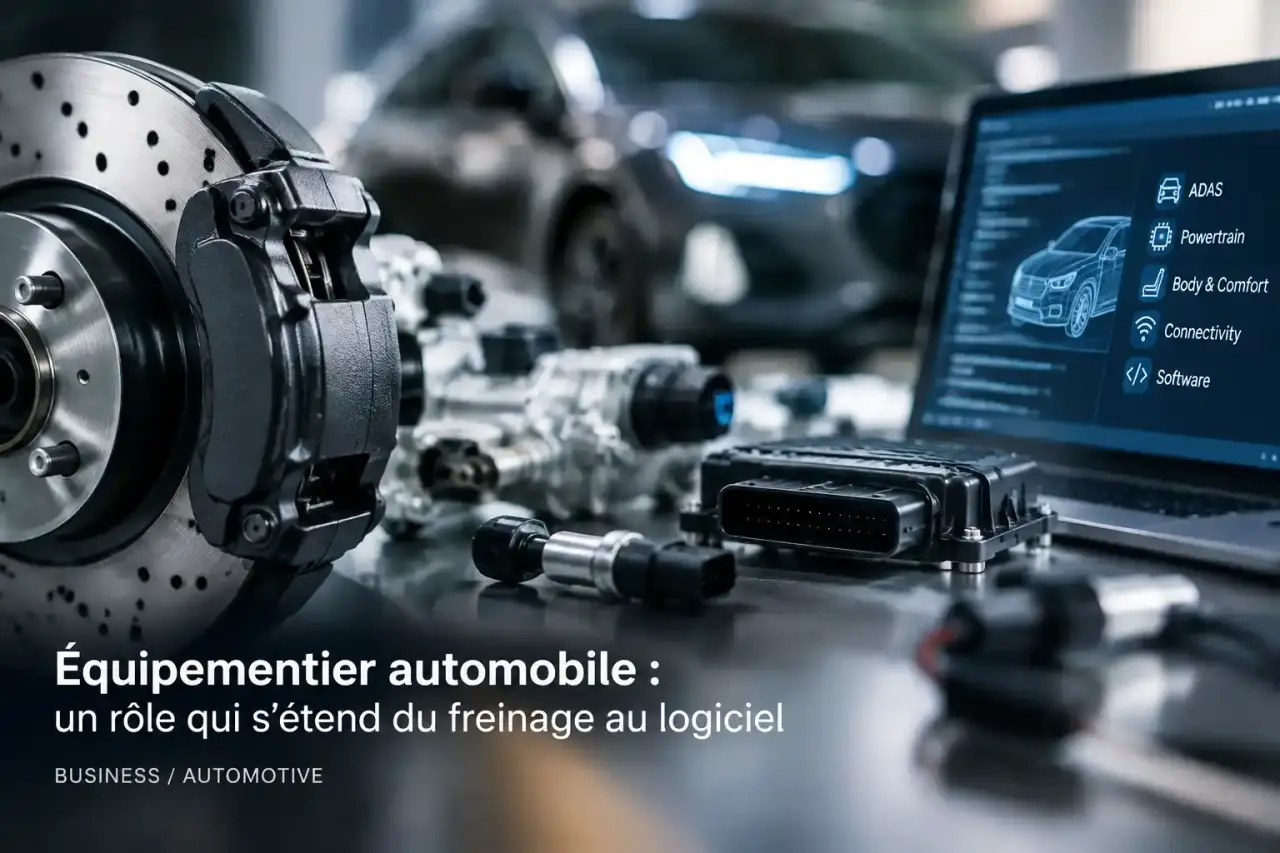 Équipementier automobile : un rôle qui s’étend du freinage au logiciel