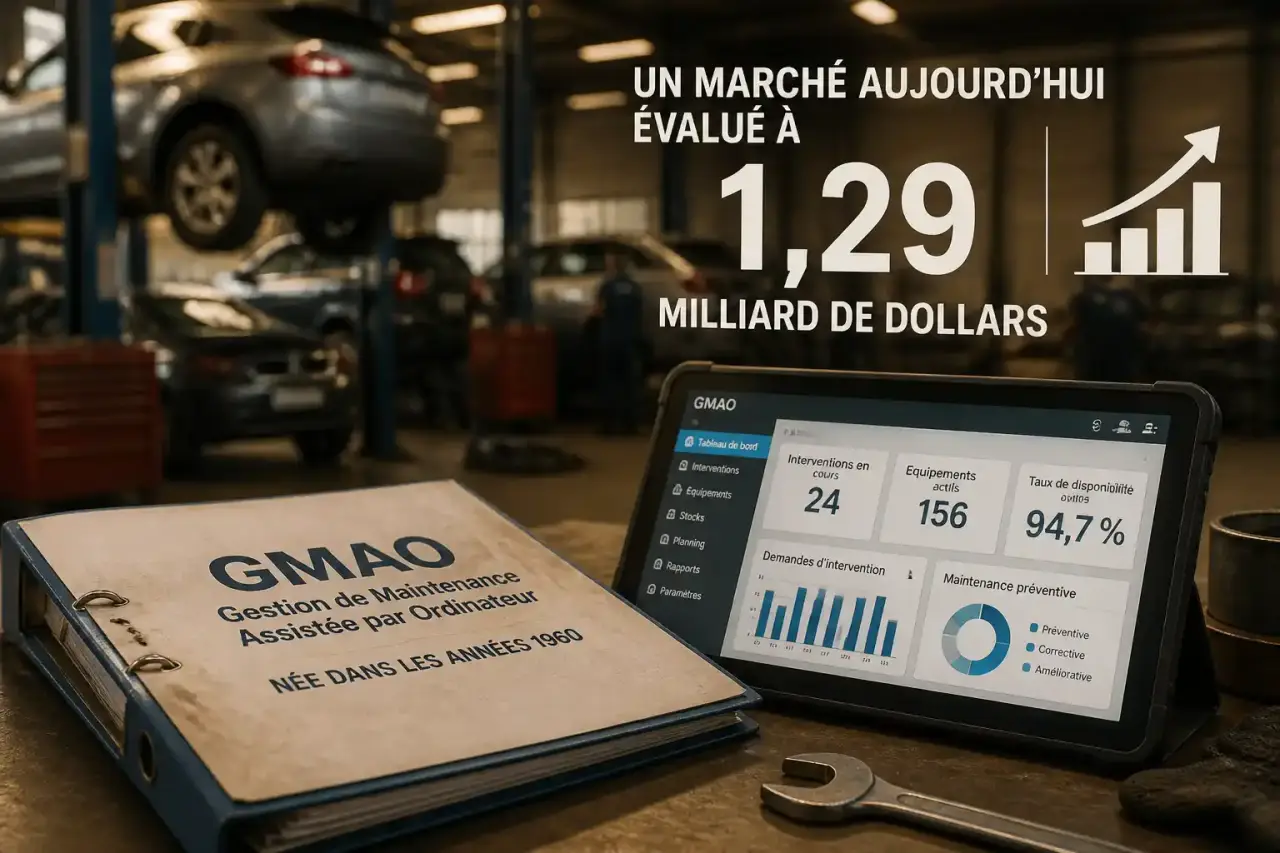 GMAO : née dans les années 1960, un marché aujourd'hui évalué à 1,29 milliard de dollars