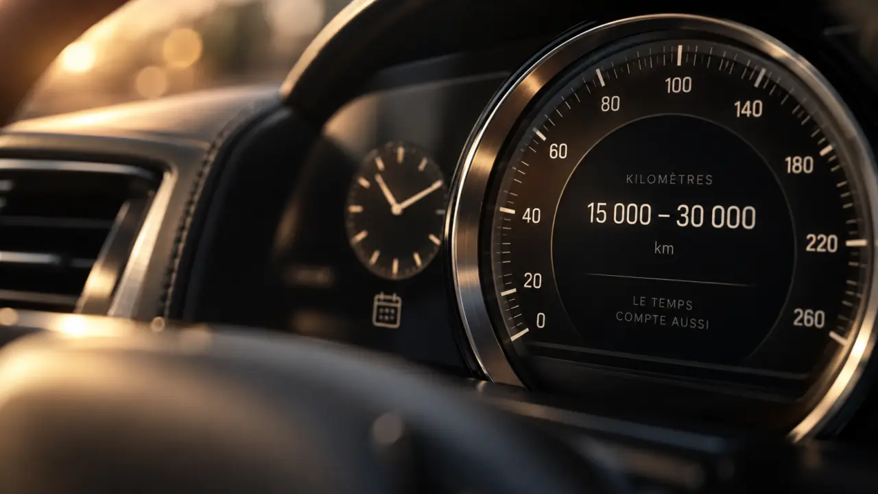 Révision voiture : 15 000 à 30 000 km, mais le temps compte aussi